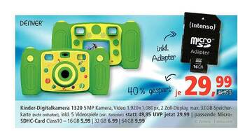 Pfennigpfeiffer Denver Kinder-digitalkamera 1320 5mp Angebot