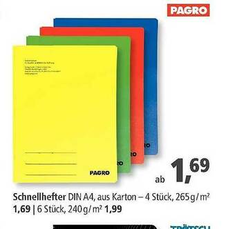 Pfennigpfeiffer Pagro Schnellhefter Angebot