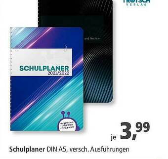 Pfennigpfeiffer Schulplaner Din A5 Trötsch Angebot