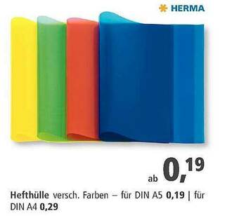 Pfennigpfeiffer Hefthülle Herma Angebot