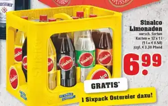 trinkgut Sinalco Limonaden 12x1L Angebot