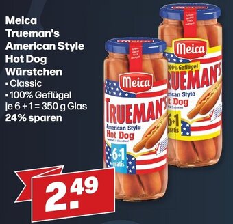 Handelshof Meica Trueman's American Style Hot Dog Würstchen Angebot