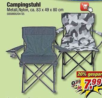 Poco Campingstuhl Angebot