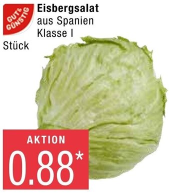 Marktkauf Gut & Günstig Eisbergsalat Angebot