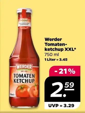 NETTO Werder Tomatenketchup 750ml Angebot