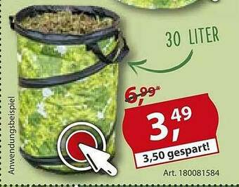 Sonderpreis Baumarkt Pop-up-gartenabfallsack Angebot