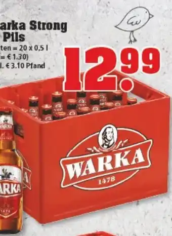 trinkgut Warka Strong Pils 20x0,5L Angebot