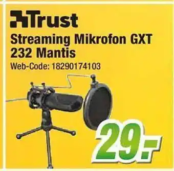 Expert Klein Trust streaming mikrofon gxt 232 mantis Angebot