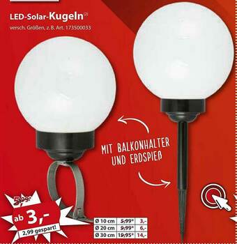 Sonderpreis Baumarkt Led-solar-kugeln Angebot