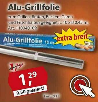 Sonderpreis Baumarkt Alu-grillfolie Angebot