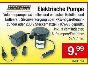 Zimmermann Mannesmann Elektrische Pumpe Angebot