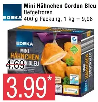 Marktkauf Edeka Mini Hähnchen Cordon Bleu 400 g Packung Angebot