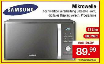 Zimmermann Samsung Mikrowelle Angebot