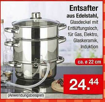 Zimmermann Entsafter Aus Edelstahl Angebot