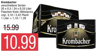 Marktkauf Krombacher 20x0,5/24x0,33 Liter Flaschen Angebot