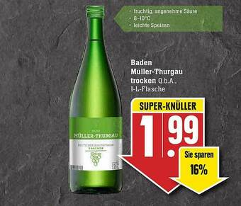 Edeka Baden Müller-thurgau Trocken Angebot