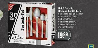 Edeka Gut & Günstig Besteck-set 30 Teile Angebot