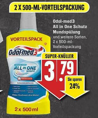 Edeka Odol-med3 Allin1 Schutz Mundspülung Angebot