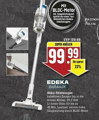 Edeka Edeka Zuhause Akku-stielsauger Angebot