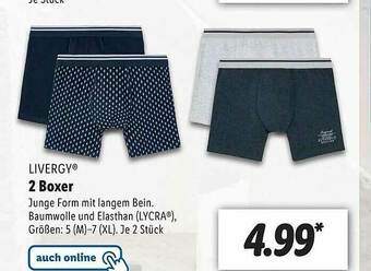 Lidl Livergy 2 Boxer Angebot