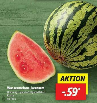 Lidl Wassermelone, Kernarm Angebot