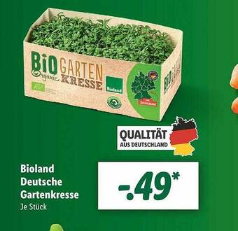 Lidl Bioland Deutsche Gartenkresse Angebot