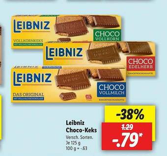 Lidl Leibniz Choco-keks Angebot