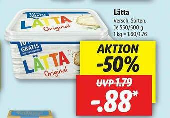 Lidl Lätta Angebot