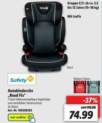 Lidl Safety1st Autokindersitz „road Fix” Angebot