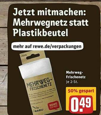 REWE Mehrweg-frischenetz Angebot