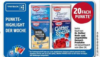 PENNY Dr Oetker Back- Und Ungekühlte Dessert-produkte Angebot