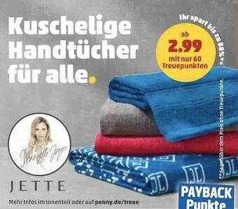 PENNY Jette Kuschelige Handtücher Für Alle Angebot