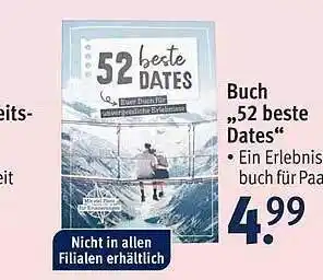 Rossmann Buch,,52 Beste Dates'' Angebot