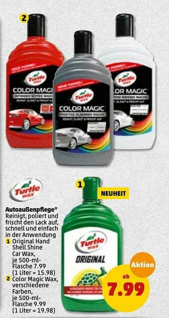 PENNY Autoaußenpflege Turtle Wax Angebot