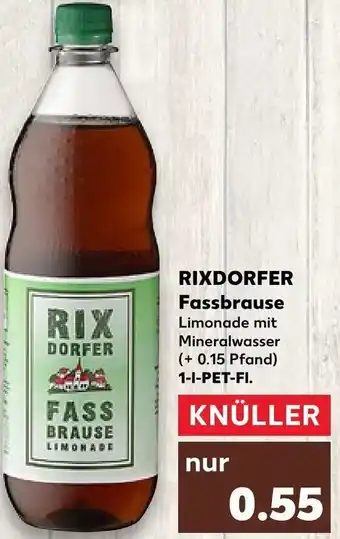 Kaufland Rixdorfer Fassbrause 1 L-PET-Fl. Angebot