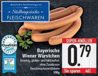 E-Center Bayerische Wiener Würstchen 100 g Angebot