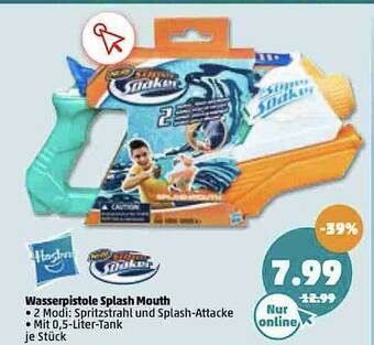 PENNY Wasserpistole Splash Mouth Hasbro Angebot