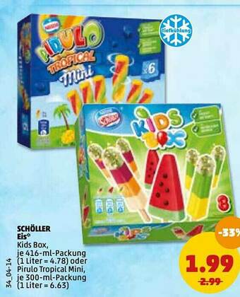 PENNY Schöller Eis Kids Box Angebot