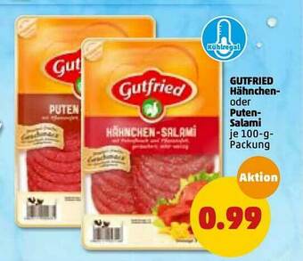 PENNY Gutfried Hähnchen- Oder Puten-salami Angebot