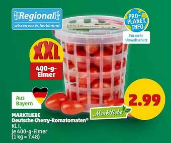 PENNY Marktiliebe Deutsche Cherry-romatomaten Angebot