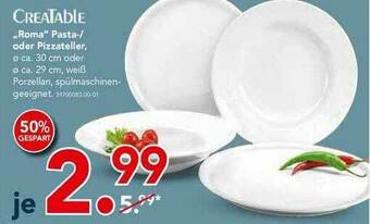 Schaffrath Creatable „roma” Pasta- Oder Pizzateller Angebot