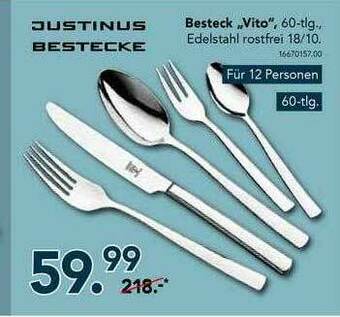 Schaffrath Justinus Bestecke Besteck „vito” Angebot