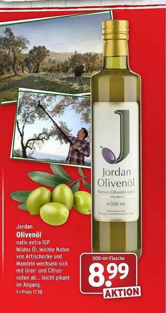 Wasgau Jordan Olivenöl Angebot