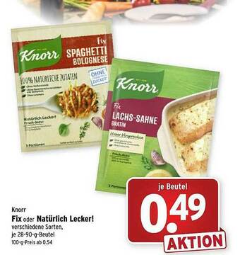 Wasgau Knorr Fix Oder Natürlich Lecker! Angebot