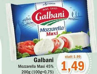 Aktiv Irma Galbani Mozzarella Maxi Angebot