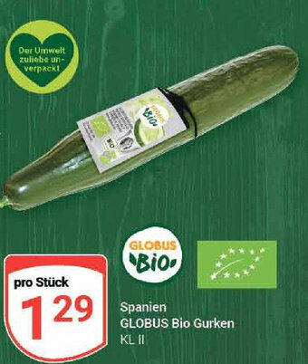 Globus Globus Bio Gurken Angebot