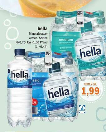 Aktiv Irma Hella Mineralwasser Angebot