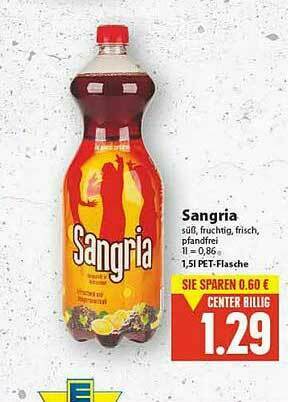 E-Center Sangria Süß Fruchtig Frisch Angebot