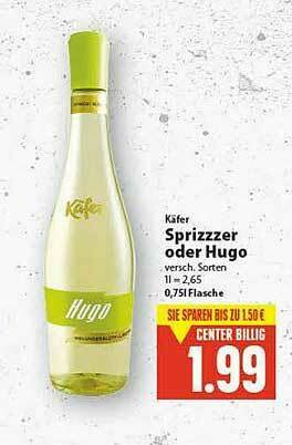 E-Center Käfer Spizzzer Oder Hugo Angebot