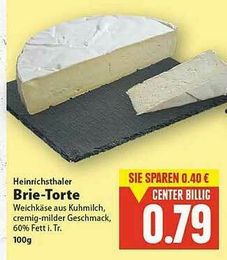 E-Center Heinrichsthaler Brie-torte Angebot